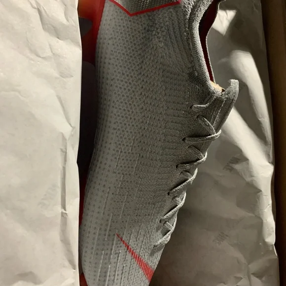 Nike Mercurial Vapor 12~Grey & Orange~ Size 11 - Picture 3 of 3